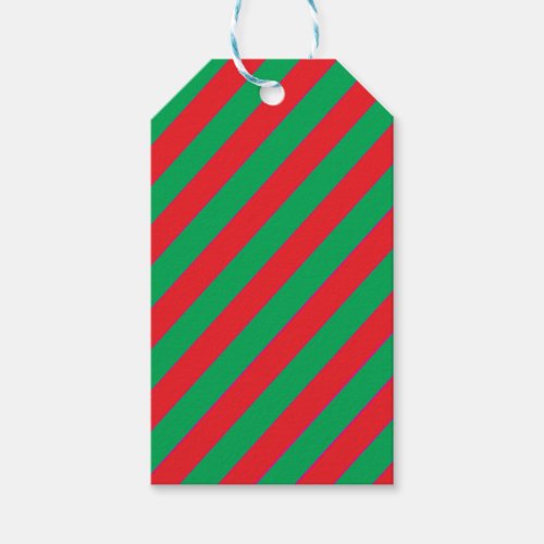 Seamless Christmas Stripe Pattern   Gift Tags