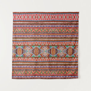Seamless colorful abstract pattern tapestry