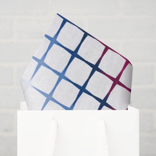 Seamless colorful cross stitch pattern tissue paper