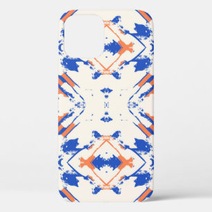 seamless colorful hipster pattern with geometric iPhone 12 case