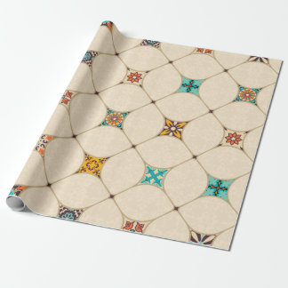 Seamless colorful patchwork tile with Islam, Arabi Wrapping Paper