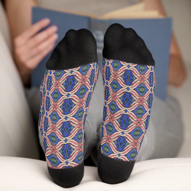 Seamless colorful pattern socks (Bottom)