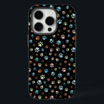 Seamless Colorful Small Dog Paws  iPhone 16 Pro Case<br><div class="desc">Celebrate your passion for pets with the Seamless Colorful Small Dog Paws iPhone 16 Pro Case. Adorned with a delightful pattern of vibrant small dog paws, this case is perfect for dog lovers looking to add a touch of joy to their device. Crafted from durable materials, it provides robust protection...</div>
