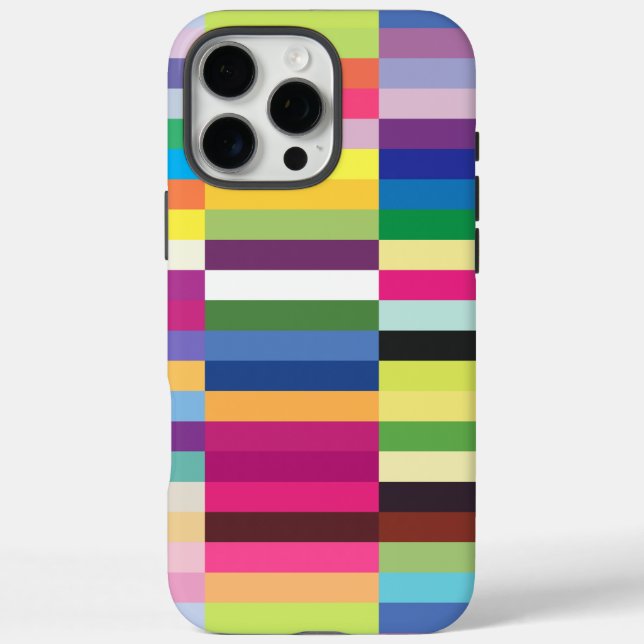 Seamless Colorful Striped Pattern Case-Mate iPhone Case (Back)