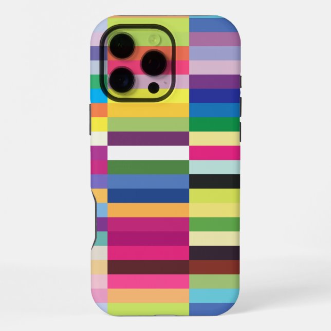 Seamless Colorful Striped Pattern Iphone Case (Back)