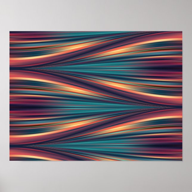 Seamless colors pattern poster (Front)