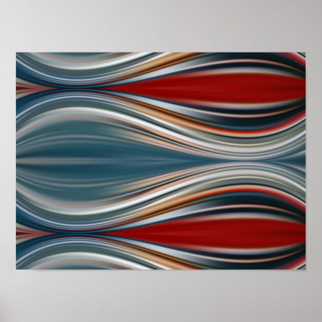 Seamless colors pattern poster (Front)