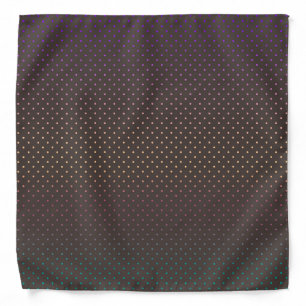 Seamless confetti circles brown chocolate cacao pe bandana