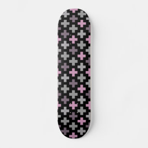 Seamless Cross Pattern Skateboard Deck