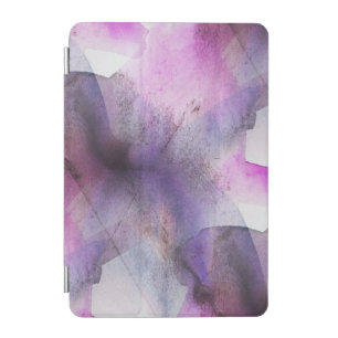 seamless cubism purple abstract art iPad mini cover