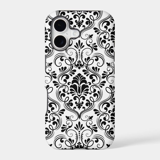 Seamless Damask  Iphone Case (Back)