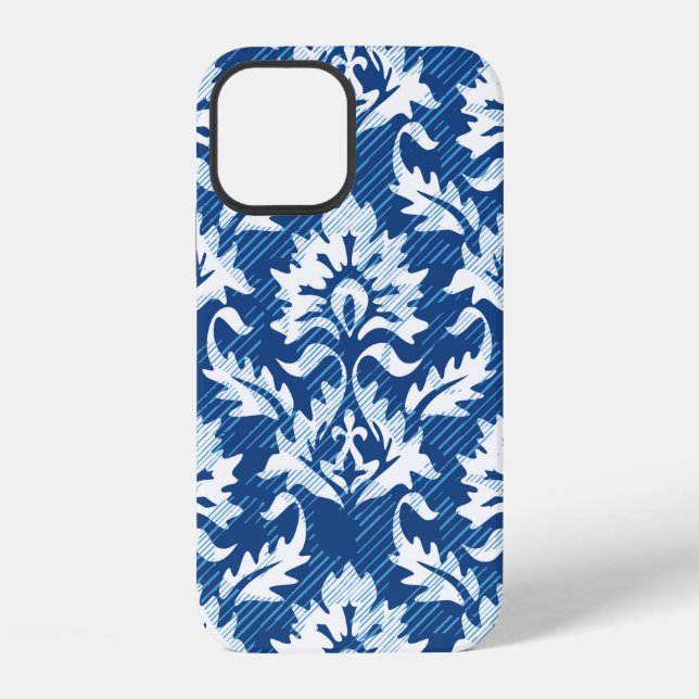 Seamless damask pattern iphone case (Back)
