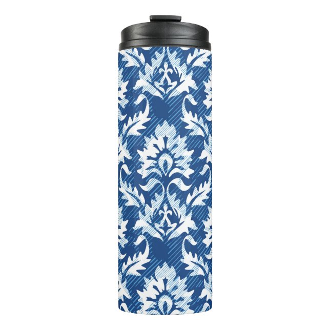 Seamless damask pattern thermal tumbler (Front)