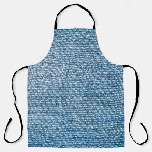 Seamless denim texture in jeans blue apron