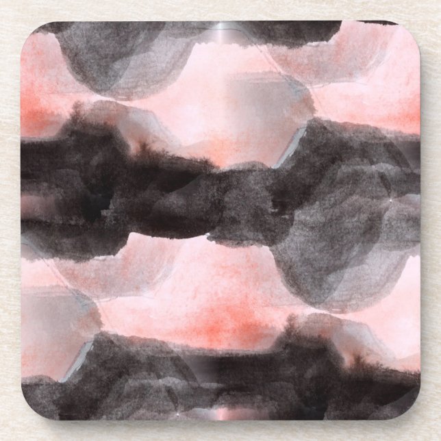 Seamless Design  Texture Background Abstract Coaster (Front)