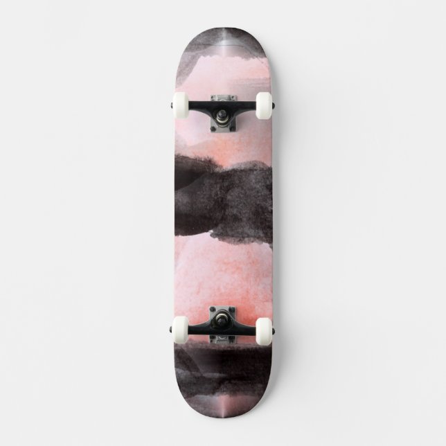 Seamless Design  Texture Background Abstract Skateboard Deck (Front)
