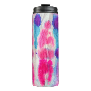 Seamless dirty art. Bright colorful colors. Contem Thermal Tumbler