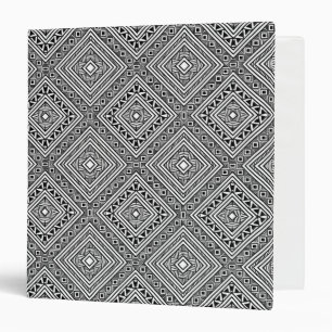 Seamless Ethnic Pattern 3 Ring Binder