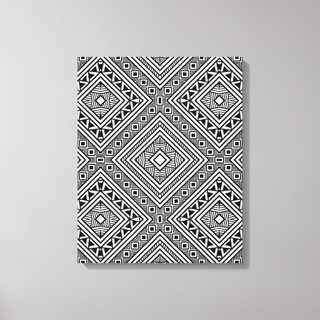 Seamless Ethnic Pattern 6 Canvas Print (Front)