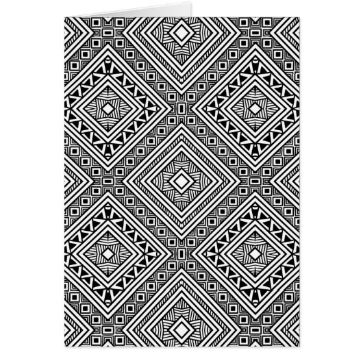 Seamless Ethnic Pattern Cards (Front)