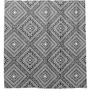 Seamless Ethnic Pattern Shower Curtain