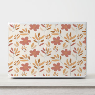 Seamless Fall Autumn Floral Pattern HP Laptop Skin