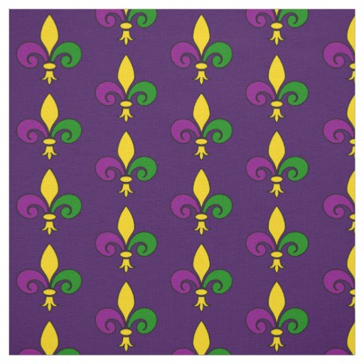 Seamless fleur-de-lis pattern fabric