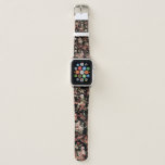 Seamless floral background: flower pattern. apple watch band