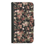 Seamless floral background: flower pattern. samsung galaxy s5 wallet case