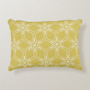 Seamless floral geometric patterns. Texture vintag Accent Pillow