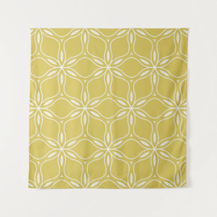 Seamless floral geometric patterns. Texture vintag Tapestry