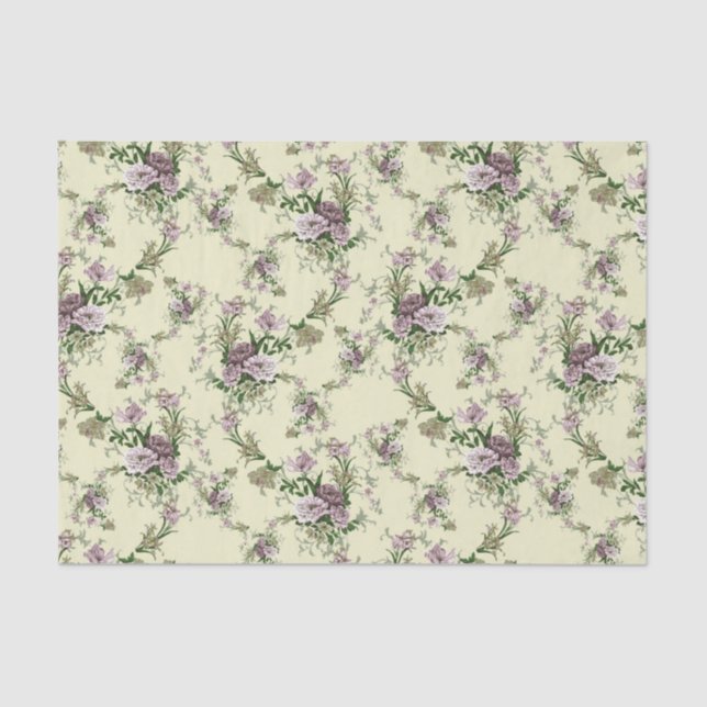 seamless floral mix pattern  tissue paper (Front)
