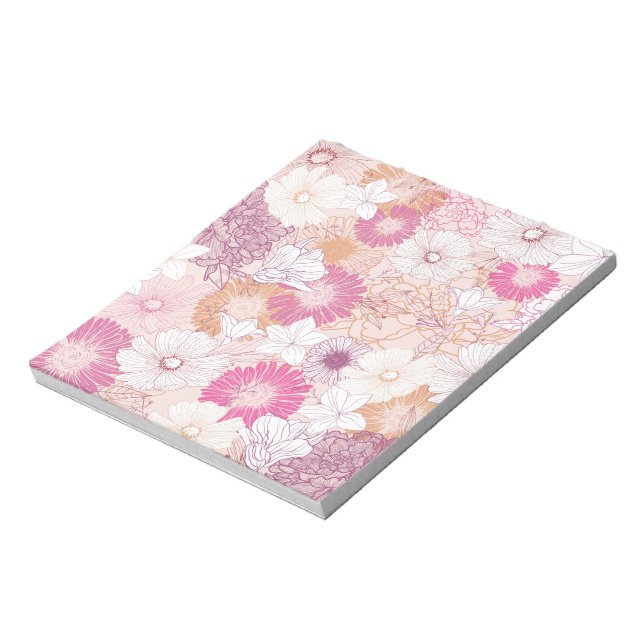 Seamless Floral  Notepad (Rotated)