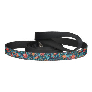 Seamless floral paper pattern Dog Leash
