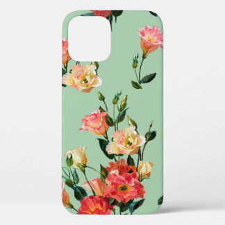 Seamless floral pattern in victorian style. Bouque iPhone 12 Case