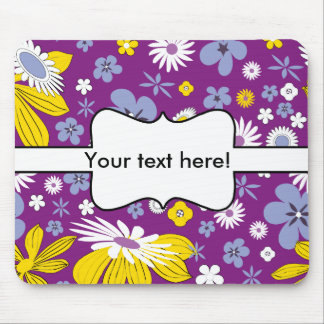Seamless Floral Pattern Mouse Pad