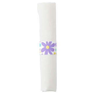 Seamless Floral Pattern Paper Napkins Napkin Bands