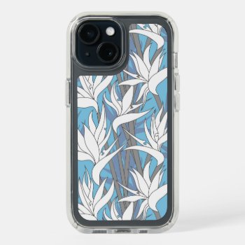 Seamless Floral Pattern Plant Strelitzia G632 Iphone 15 Case by Medusa81 at Zazzle