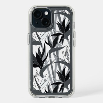 Seamless Floral Pattern Plant Strelitzia G634 Iphone 15 Case by Medusa81 at Zazzle