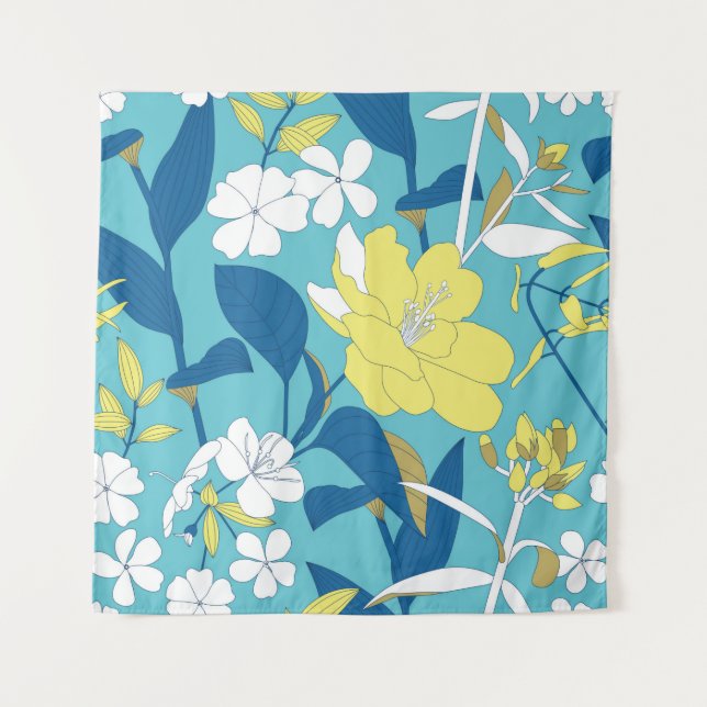 Seamless Floral Pattern.  Tapestry (Front)