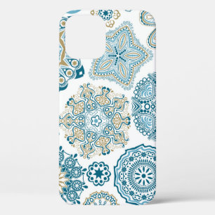 Seamless Floral Square: Copy Tiling iPhone 12 Case