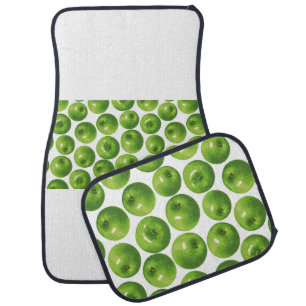 Seamless floral Vintage pattern with big sunflower Car Floor Mat