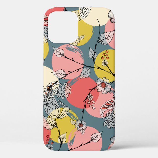 Seamless flower pattern on backgroundfloral, patte Case-Mate iPhone case (Back)