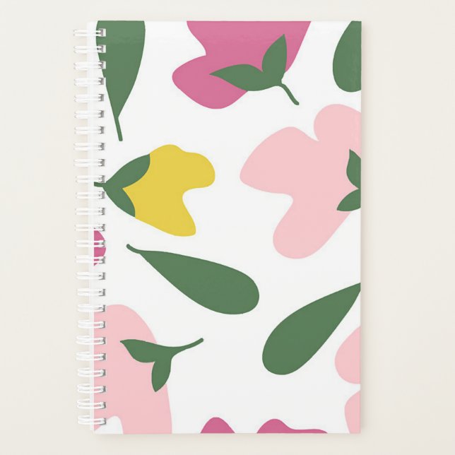 Seamless Flower Pattern Planner (Front)