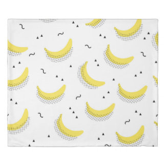 seamless fruit kids background. Abstract geometri Duvet Cover