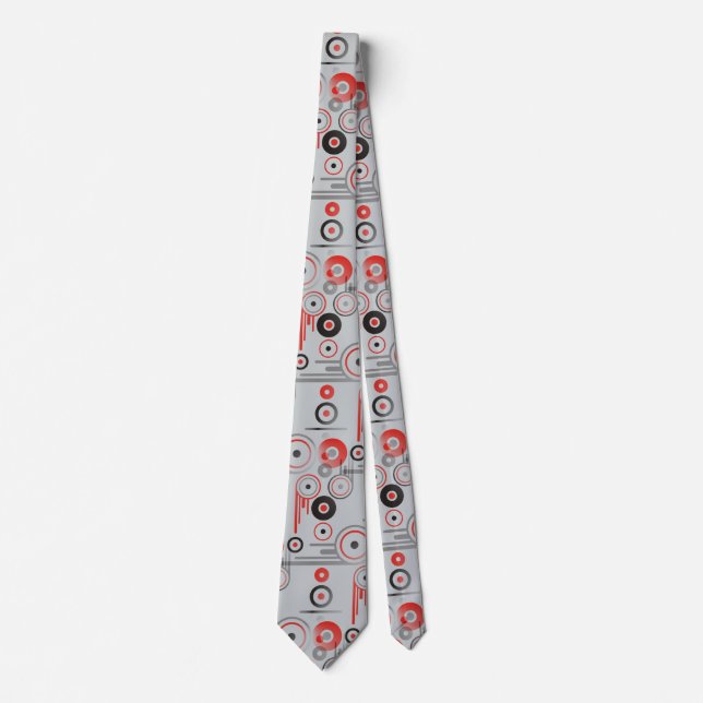 Seamless geometric abstract design + your ideas tie (Front)