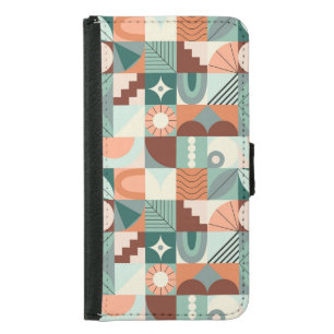 Seamless geometric, abstract mosaic pattern. samsung galaxy s5 wallet case