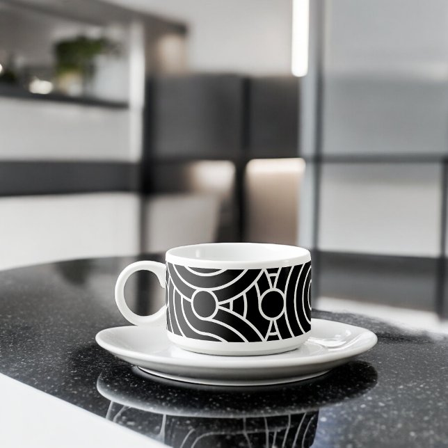 Seamless Geometric Circles  Bowl (Chili Bowl)