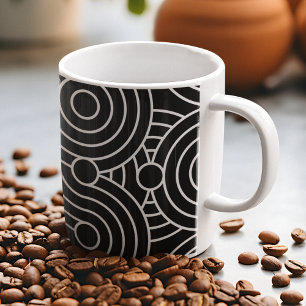 Seamless Geometric Circles Coffee Mug