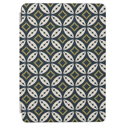 Seamless geometric flowers colorful pattern iPad air cover